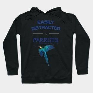 Easily distracted by parrots Hoodie